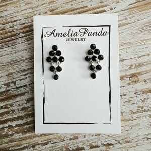 Black Dangle Earrings